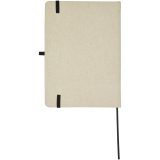 Vue 3 de Carnet Tutico à couverture rigide en coton organique