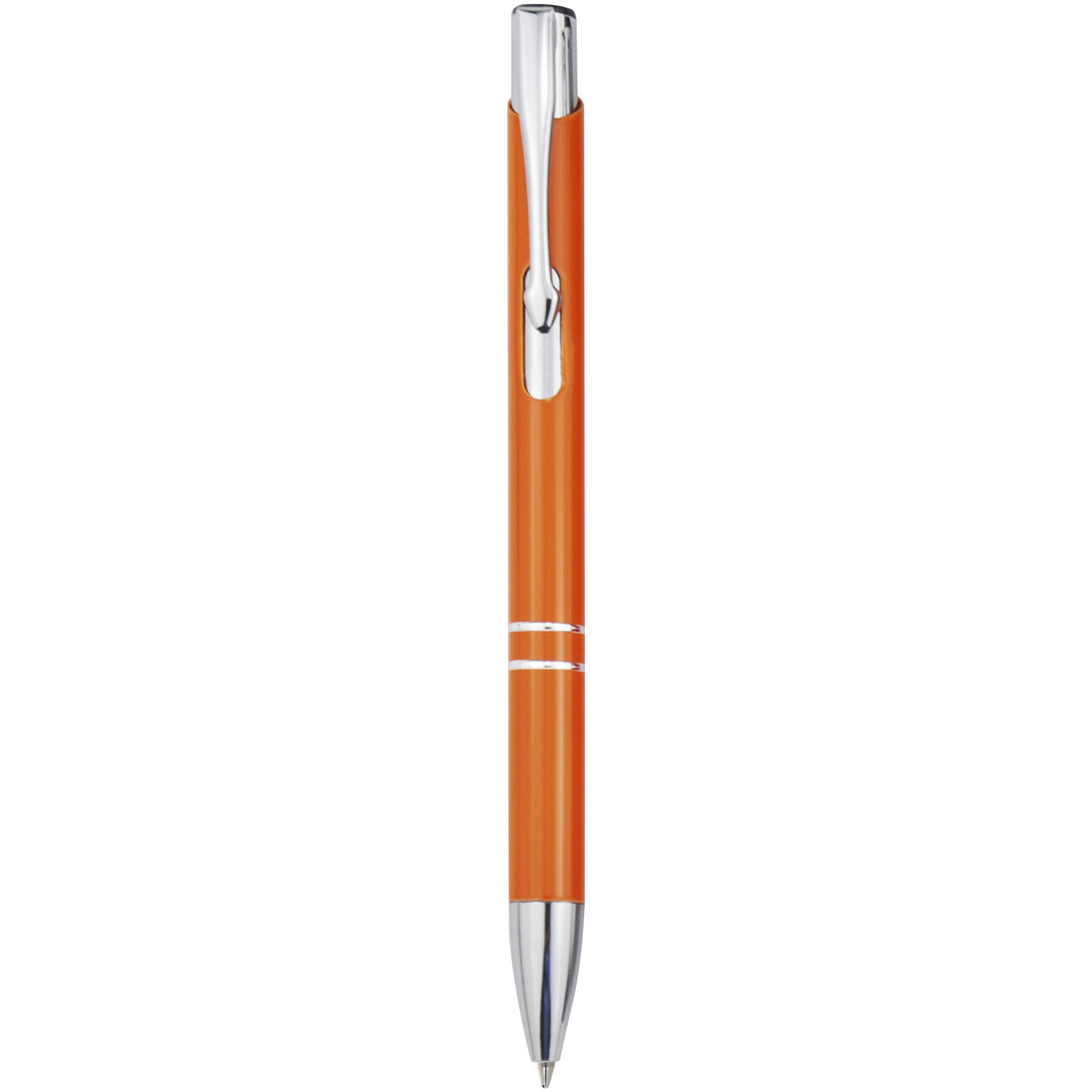 Stylo bille en aluminium recyclé Moneta (encre noire)