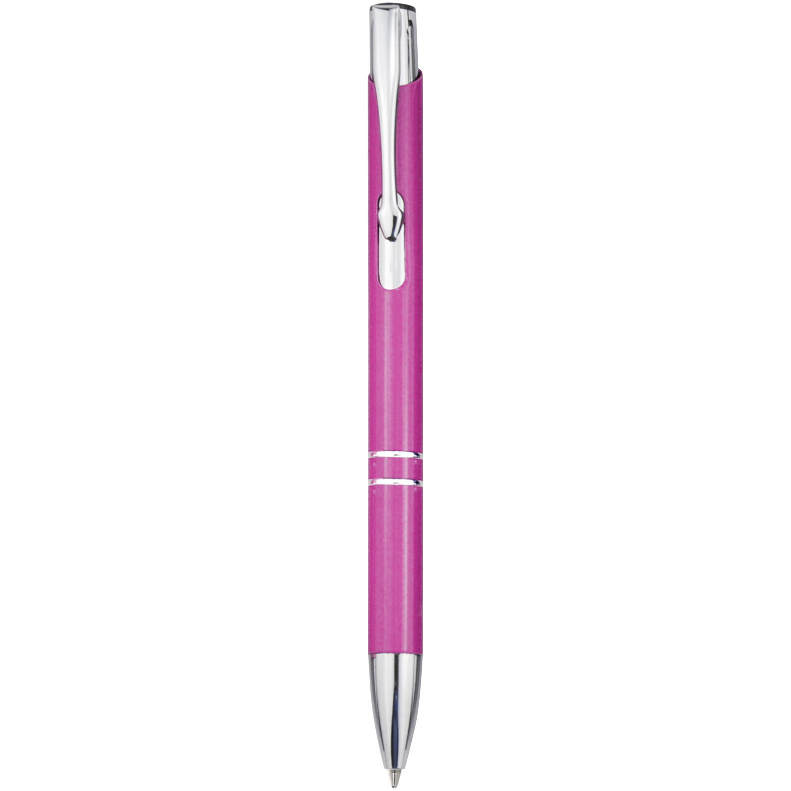 Stylo bille en aluminium recyclé Moneta (encre noire)