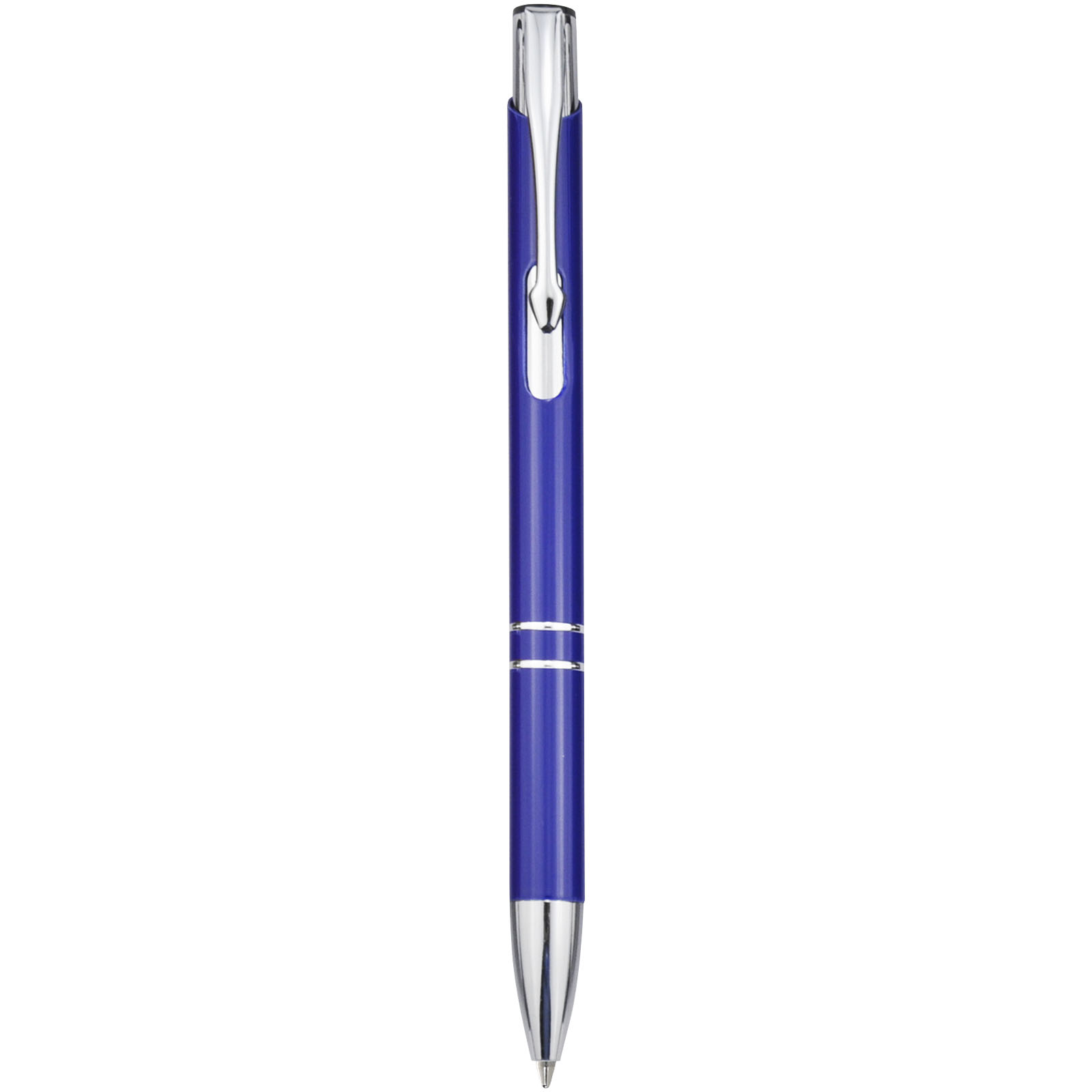 Stylo bille en aluminium recyclé Moneta (encre noire)