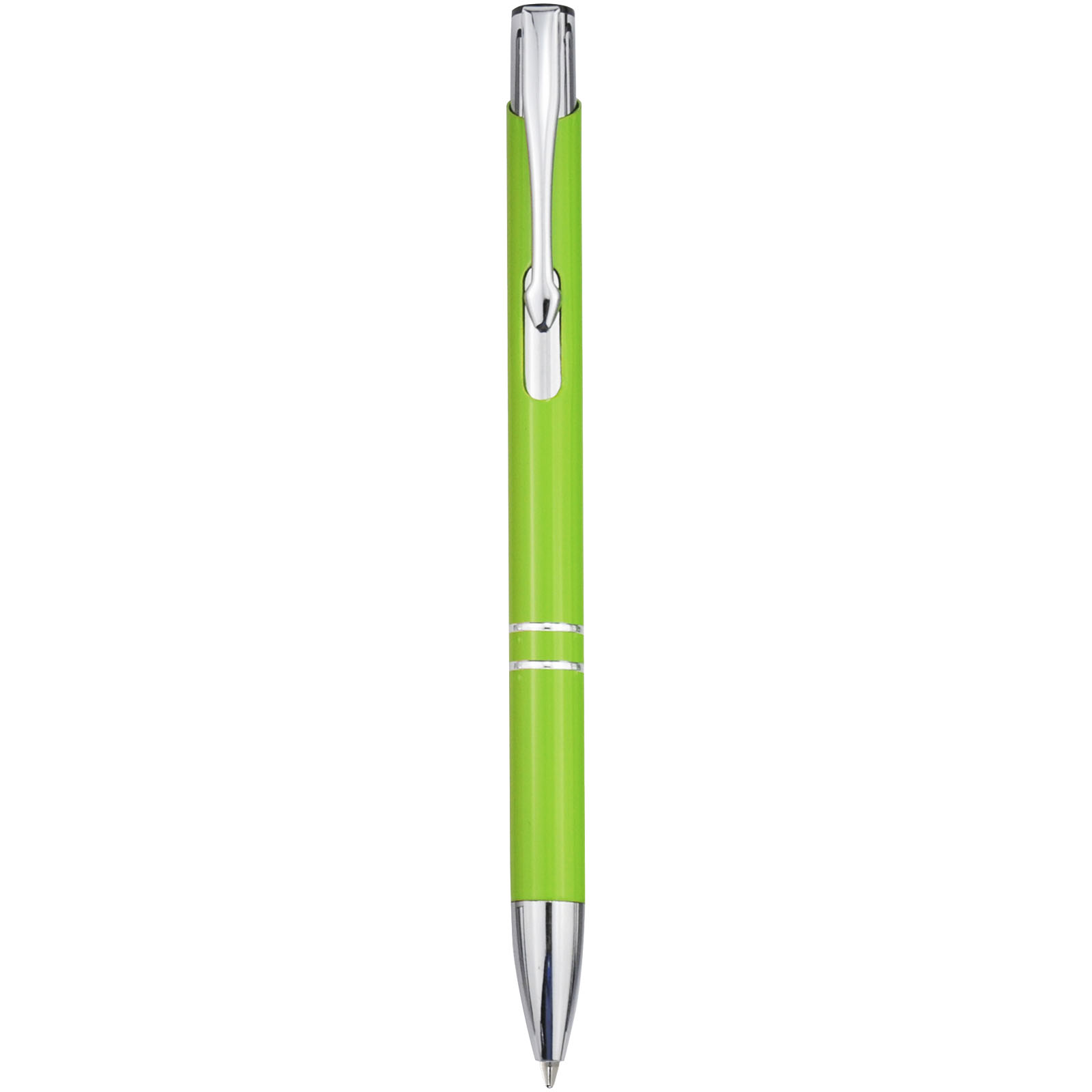 Stylo bille en aluminium recyclé Moneta (encre noire)