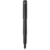 Vue 3 de Stylo plume Lucetta en aluminium recyclé (encre noire)