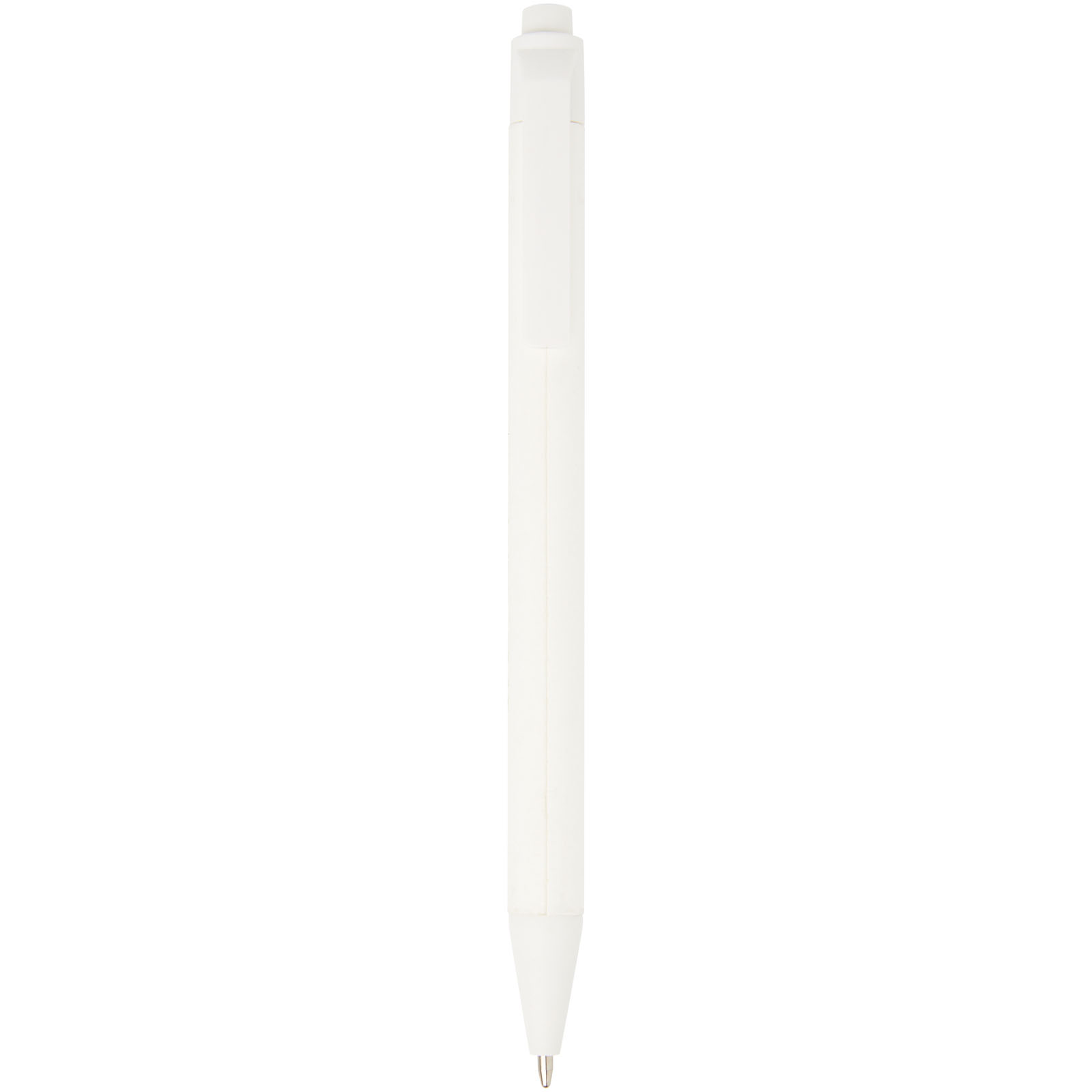Stylo bille Chartik monochromatique en papier recyclé avec finition mate (encre noire)