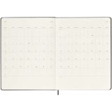 Vue 6 de Agenda XL hebdomadaire 12 mois Moleskine à couverture rigide