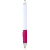 Vue 3 de Stylo bille Nash en plastique recyclé (encre noire)