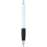 Vue 3 de Stylo bille Nash en plastique recyclé (encre bleue)