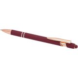 Vue 9 de Stylo bille Nanna avec finition or rose (encre bleue)