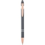 Vue 1 de Stylo bille Nanna avec finition or rose (encre bleue)