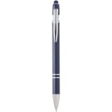 Vue 7 de Stylo bille Kish avec finition argentée (encre bleue)