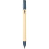 Vue 3 de Stylo bille Liliana en papier de canne à sucre (encre bleue)