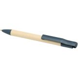 Vue 4 de Stylo bille Liliana en papier de canne à sucre (encre bleue)