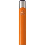 Vue 3 de Stylo bille en aluminium recyclé Moneta (encre bleue)