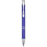 Vue 1 de Stylo bille en aluminium recyclé Moneta (encre bleue)