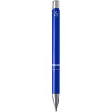 Vue 2 de Stylo bille en aluminium recyclé Moneta (encre bleue)
