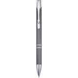 Vue 1 de Stylo bille en aluminium recyclé Moneta (encre bleue)