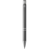 Vue 2 de Stylo bille en aluminium recyclé Moneta (encre bleue)