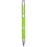 Vue 1 de Stylo bille en aluminium recyclé Moneta (encre bleue)