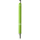 Vue 2 de Stylo bille en aluminium recyclé Moneta (encre bleue)