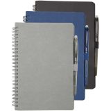 Vue 7 de Carnet A5 à couverture souple réutilisable et parure de stylos Slate (encre noire)