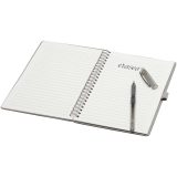 Vue 6 de Carnet A5 à couverture souple réutilisable et parure de stylos Slate (encre noire)