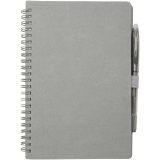 Vue 9 de Carnet A5 à couverture souple réutilisable et parure de stylos Slate (encre noire)