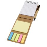 Vue 1 de Bloc-notes autocollant avec stylo bille Flipper (encre noire)