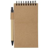 Vue 3 de Bloc-notes autocollant avec stylo bille Flipper (encre noire)