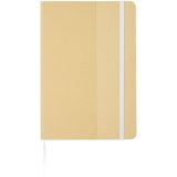 Vue 2 de Carnet à couverture rigide A5 Nelida en carton recyclé