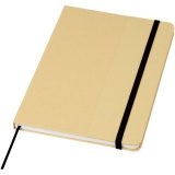 Vue 1 de Carnet à couverture rigide A5 Nelida en carton recyclé