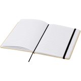Vue 4 de Carnet à couverture rigide A5 Nelida en carton recyclé