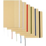 Vue 5 de Carnet à couverture rigide A5 Nelida en carton recyclé