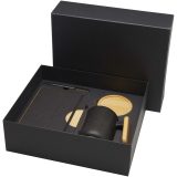 Vue 1 de Coffret cadeau Laura avec carnet à couverture rigide A5 et stylo bille (encre noire)
