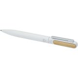 Vue 4 de Stylo bille en aluminium recyclé Blanca (encre noire)