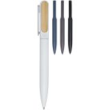 Vue 10 de Stylo bille en aluminium recyclé Blanca (encre noire)