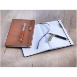 Vue 7 de Ensemble Legato comprenant carnet A5, stylo bille et stylo roller (encre bleue)