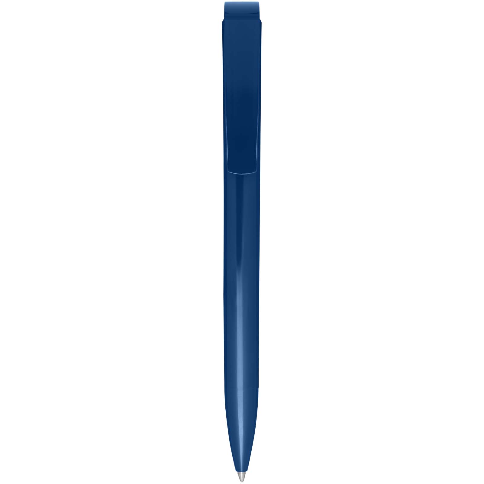 Stylo bille en plastique recyclé Lucia (encre bleue)