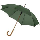 Vue 9 de Parapluie 23" à ouverture automatique, poignée et mât en bois