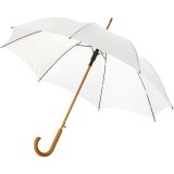 Vue 3 de Parapluie 23" à ouverture automatique, poignée et mât en bois