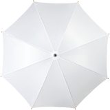 Vue 4 de Parapluie 23" à ouverture automatique, poignée et mât en bois