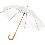 Vue 3 de Parapluie 23" avec poignée et mât en bois Jova