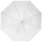 Vue 2 de Parapluie 23" transparent à ouverture automatique Kate