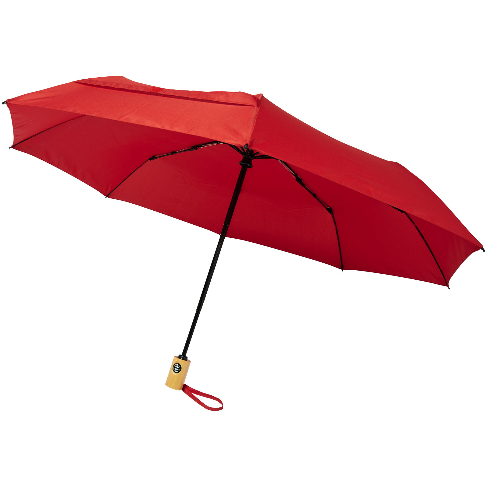 Parapluie en RPET pliable 21" à ouverture/fermeture automatique Bo