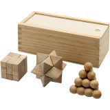 Vue 1 de Casse-tête chinois Brainiac 3 pièces en bois