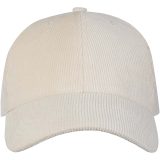 Vue 5 de Casquette 6 panneaux de 280 g/m² Hutton en velours côtelé recyclé