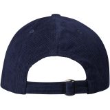 Vue 3 de Casquette 6 panneaux de 280 g/m² Hutton en velours côtelé recyclé