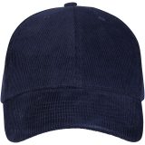 Vue 2 de Casquette 6 panneaux de 280 g/m² Hutton en velours côtelé recyclé