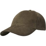 Vue 7 de Casquette 6 panneaux de 280 g/m² Hutton en velours côtelé recyclé