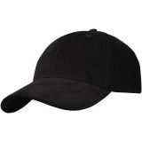 Vue 10 de Casquette 6 panneaux de 280 g/m² Hutton en velours côtelé recyclé