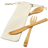 Vue 1 de Ensemble de couverts Celuk en bambou