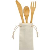Vue 5 de Ensemble de couverts Celuk en bambou